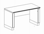 LAB BENCH, STURDILITE, WORKSURFACE AND SINGLE LEGS