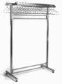 Stainless steel garment racks