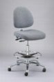 #9551 Deluxe Seating Medium height back seat &amp back tilt footring casters