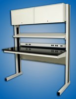 EVOLUTION workbench for labs with resin worksurface