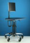 60251 Series Cart with height adjustable worksurface. Mount LCD's, CPU's, laptops, and more.