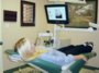 LCD pole mounted in patient viewing position