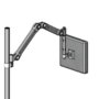 60226 Dual Adjustable Arm with drop pin, pole mount
