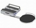 #24-07 Spring-Loaded Keyboard Clamp with optional mouse tray