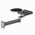 #60218 Extension arm with #24-07 keyboard clamp and optional mouse tray