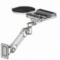 60222-A-LT Adjustable Arm with 24-06 Spring Loaded Laptop platform and optional mouse tray