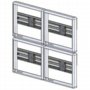60260K Series Compact LCD Mount (1 or more) on Track Mount