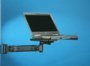 60223-LT Adjustable Arm with Laptop Platform, Wall Mount. Arm in down position
