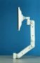 60228 Vertical, Raisable Arm, partial-down positon, Worksurface-mounted
