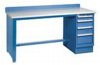 72 x 30 Lista Technical Bench with 1 drawer pedestal