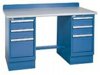 Lista Technical Bench with 2 drawer pedestals