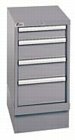 Lista 4-drawer cabinet. Bright blue or light gray available