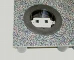 Data outlet installed in power port grommet