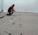 Layout Cables. To be installed under the floor.