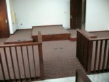 Courtroom completed with Powerflor, before furniture installation