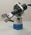 PivotLok Adjustable Tool holder shown with pneumatic tool installed
