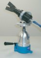 PivotLok Adjustable Tool holder shown with pneumatic tool installed