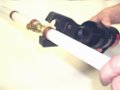 Pneumatic tool for crimping copper ring seals used on PEX Tubing