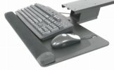 Model CB825 C-Bracket style keyboard mechanism with phenolic keyboard platform.  No tilt and no height adjustment on this system.