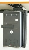 Model VCP7520 Security CPU Holder. Under-worksurface mount only. Fully secures your CPU on all sides.