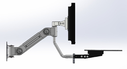 Wall Mounted LCD Monitor Arm System