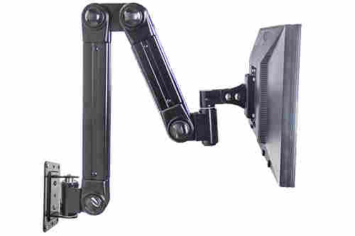 60226 W Dual Lcd Adjustable Arm Wall Mount, Dual Wall Mount Monitor Arm