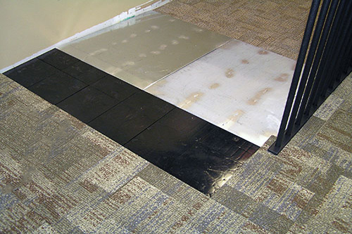Low Profile Raised Flooring with power and data installed in large ...